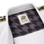 Albino and Preto RS Bjj Gi Comp White Black Belt designed for elite Brazilian Jiu-Jitsu - Image 10