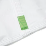 Albino and Preto Batch #98 Monochromatic Bjj Herringbone Gi Classic (Green) white - Image 11