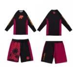 In4mation MMA BJJ Set Albino and Preto Rash Guard LS & Shorts 2 | Premium Training Gear - Image 12