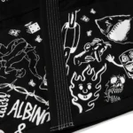 Albino and Preto x Mike Gigliotti BJJ Gi (Black) with bag - Image 11