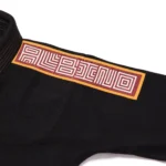 Albino and Preto Batch #111 Herringbone Classic YBM Bjj Gi black with Bag - Image 10