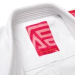 Albino and Preto Bjj Gi Nopal Herringbone Classic (White) with Bag - Image 11