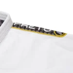 Albino and Preto RS Bjj Gi Comp White Black Belt designed for elite Brazilian Jiu-Jitsu - Image 11
