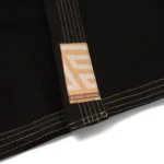 Albino and Preto Stucco Bjj gi Herringbone Classic (Black) with bag - Image 12