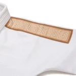 Albino and Preto BJJ Stucco Gi Herringbone Classic (White) with bag - Image 13