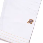 Albino and Preto Batch #111 Herringbone Classic YBM white bjj gi with bag - Image 3