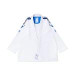 Bjj RNG Gi Comp | Albino and Preto White Competition BJJ Gi with Bag - Image 3