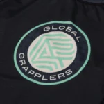 Albino and Preto RS Comp POW MMA BJJ Rash Guard LS and shorts - Image 3