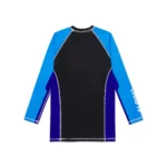Albino and Preto Bjj MMA BBBW Herringbone Classic Rash Guard LS and shorts set - Image 3