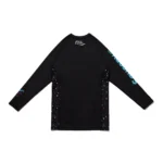 Albino and Preto x Saucony MMA BJJ set Rash Guard LS shorts No-Gi Grappling Fightwear - Image 3