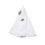 BJJ Gi MGR Herringbone Classic White Albino and Preto Premium Competition Gi with Carry Bag - Image 2