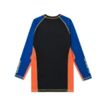 Albino and Preto OBY Bjj MMA set Herringbone Classic Rash Guard LS and shorts - Image 3