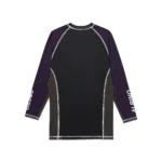 Albino and Preto POC MMA BJJ set Herringbone Classic Rash Guard LS and shorts - Image 3