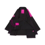 Albino and Preto PPP Bjj Gi Herringbone Classic (Black) with Bag Brazilian Jiu-Jitsu - Image 2
