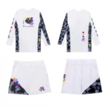 Albino And Preto Sanktuary Rashguard Ls & Short No Gi Bjj Uniform