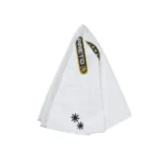 Albino and Preto RS Bjj Gi Comp White Black Belt designed for elite Brazilian Jiu-Jitsu - Image 3