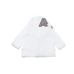 BJJ Gi MGR Herringbone Classic White Albino and Preto Premium Competition Gi with Carry Bag - Image 3