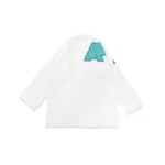 Ocean Mist BJJ Gi Albino and Preto Herringbone Classic White with Bag | Premium IBJJF Gi - Image 3