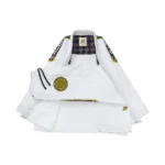 Albino and Preto RS Bjj Gi Comp White Black Belt designed for elite Brazilian Jiu-Jitsu - Image 4