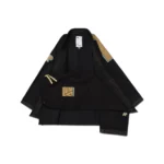 SFOS BJJ GI Albino & Preto Herringbone Classic Black Gi with Bag | Premium BJJ Kimono - Image 4