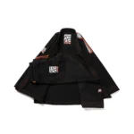 Albino and Preto BOW Bjj Gi Herringbone Classic black - Image 4