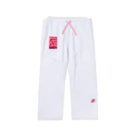 Albino and Preto Bjj Gi BRP Herringbone Classic (White) with Bag - Image 4
