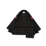 Albino and Preto Destination Bjj Gi Bison black with Bag - Image 4