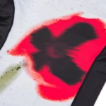 Albino and Preto Floral Bjj MMA Fury Rash Guard SS and shorts - Image 5