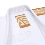 BJJ Gi MAT Albino and Preto Herringbone Classic White Brazilian Jiu-Jitsu Gi with bag - Image 4