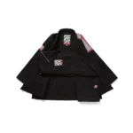 Albino and Preto MGR Bjj Gi Herringbone Classic Black complete with premium carry bag - Image 4