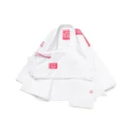 Albino and Preto Bjj Gi Nopal Herringbone Classic (White) with Bag - Image 4