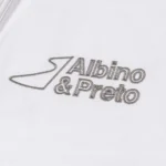 Albino and Preto Bjj Destination Grey Gi (White) with Bag - Image 6