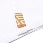 BJJ Gi MAT Albino and Preto Herringbone Classic White Brazilian Jiu-Jitsu Gi with bag - Image 5