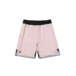 Albino and Preto Stucco MMA BJJ set Herringbone Classic Rash Guard LS and shorts - Image 7