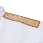 BJJ Gi MAT Albino and Preto Herringbone Classic White Brazilian Jiu-Jitsu Gi with bag - Image 6