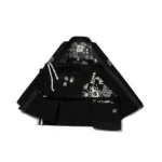 Albino and Preto x Mike Gigliotti BJJ Gi (Black) with bag - Image 7