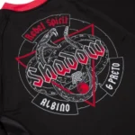 Albino and Preto X Shadow Conspiracy Rash Guard LS & Fitted Short Bjj Uniform - Image 7