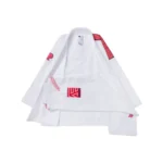 Albino and Preto Bjj Gi BRP Herringbone Classic (White) with Bag - Image 8