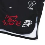MMA BJJ Love & Hate 2 Rash Guard SS and Shorts | Albino & Preto Premium Fight Set - Image 9