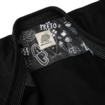 Albino and Preto x Mike Gigliotti BJJ Gi (Black) with bag - Image 9