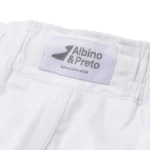 Albino and Preto Bjj Destination Grey Gi (White) with Bag - Image 10