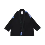 Albino and Preto BBBW BJJ Gi Herringbone Classic Black Brazilian Jiu-Jitsu uniform