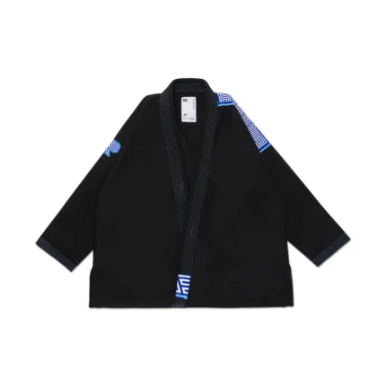 Albino and Preto BBBW BJJ Gi Herringbone Classic Black Brazilian Jiu-Jitsu uniform