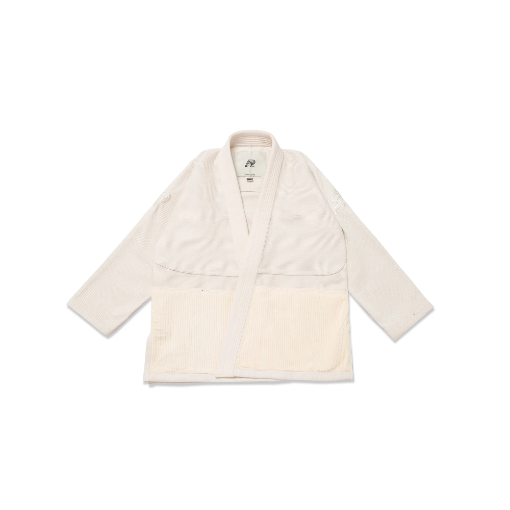 BJJ Gi Corduroy Unbleached Premium Training Gi Albino & Preto BJJ Gi Corduroy unbleached with bag Albino and Preto premium gi