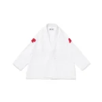BJJ Gi Destination Bison white with bag Albino and Preto premium Brazilian Jiu-Jitsu gi