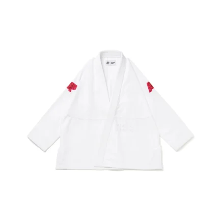 BJJ Gi Destination Bison white with bag Albino and Preto premium Brazilian Jiu-Jitsu gi