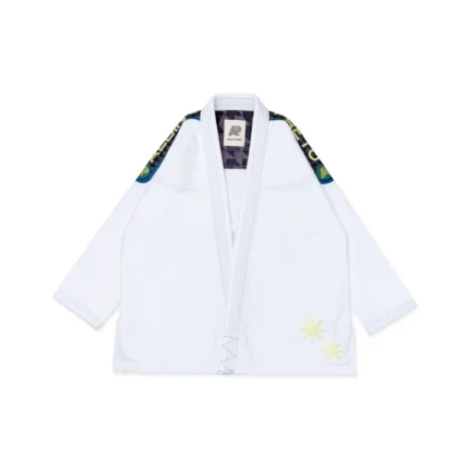 Comp BJJ GON Gi White Albino and Preto competition Brazilian Jiu-Jitsu gi with bag
