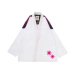 Comp BJJ HPRB Gi White Albino and Preto competition Brazilian Jiu-Jitsu gi with bag premium grappling uniform
