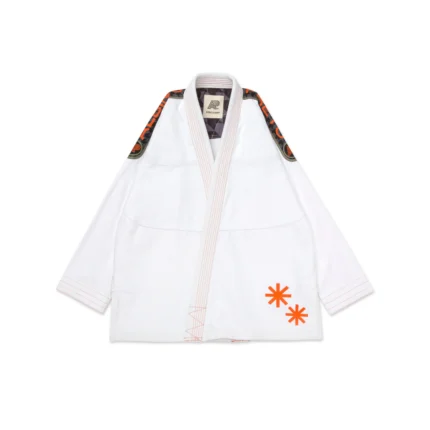 BJJ OO Gi white Albino and Preto RS Comp Brazilian Jiu-Jitsu gi with bag premium competition grappling uniform