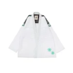 BJJ Gi POW Albino & Preto RS Comp White Gi with Bag